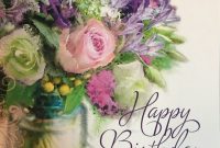 Awasome Happy Birthday Card Flowers Free References