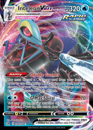 Awasome Inteleon Vmax Pokemon Card Ideas