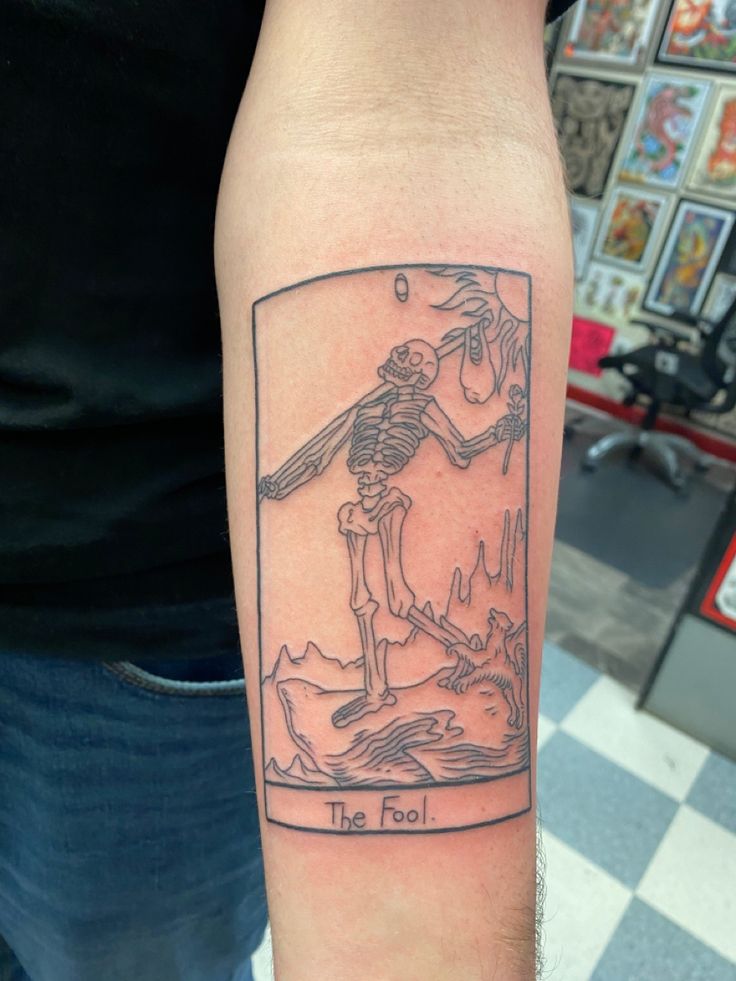 Incredible Tattoo Tarot Cards The Fool References